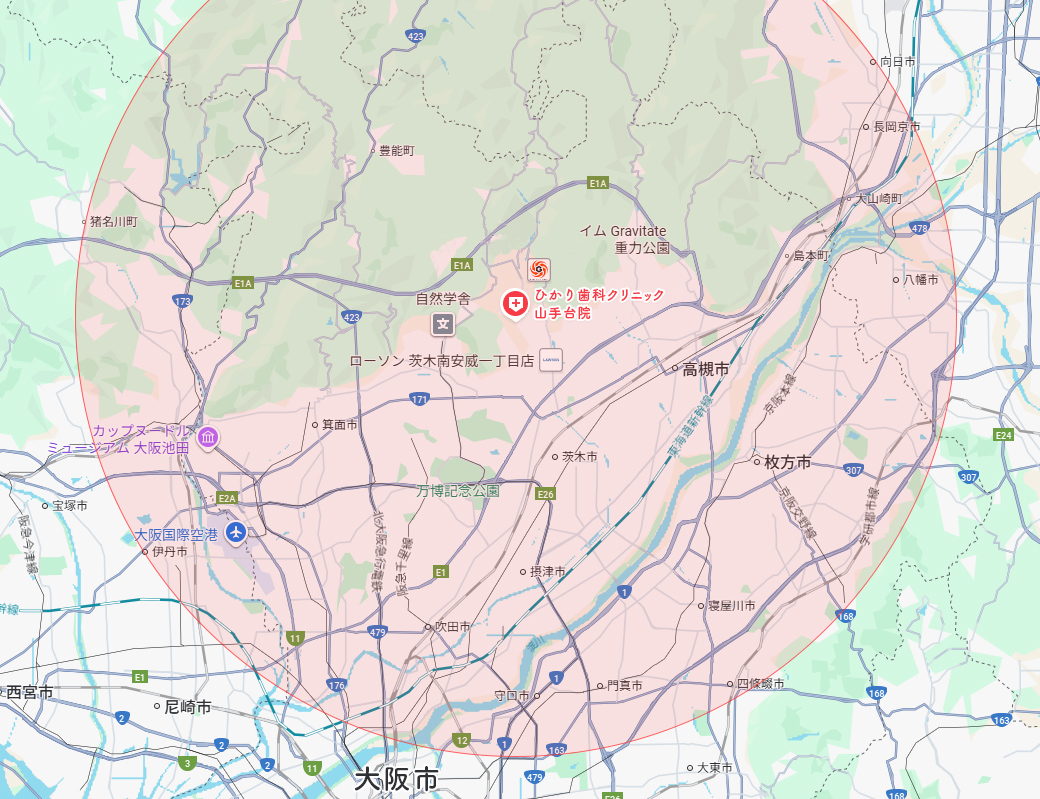 訪問エリアのご案内